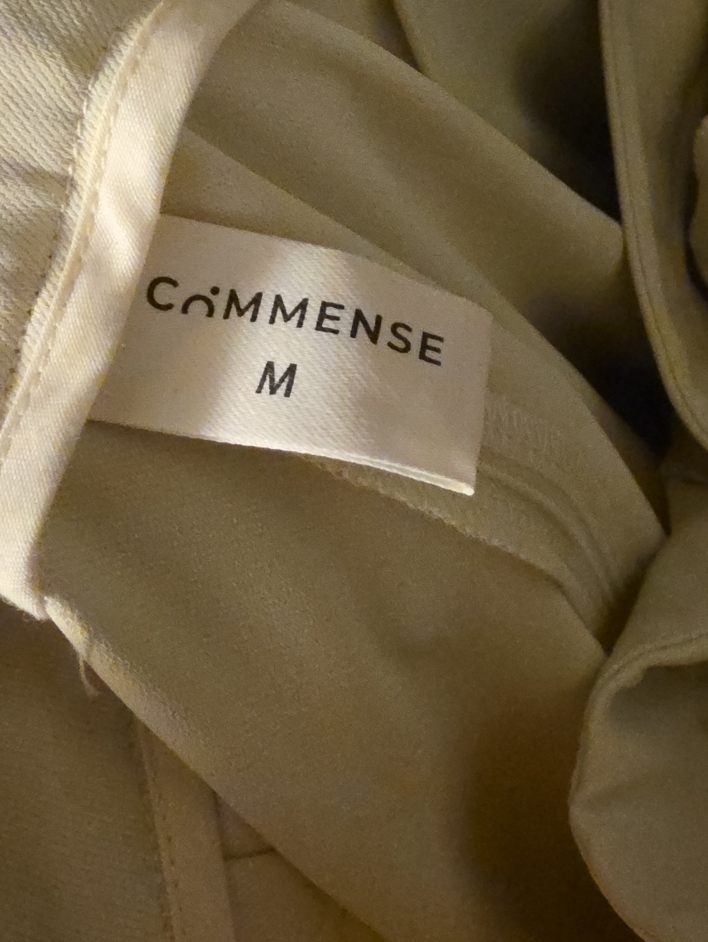 NWOT Commense Cream Wide-Leg Button-Trim Pants. Two Available - Picture 5 of 6